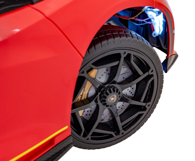 Dětský vůz Lamborghini Invencible červený
