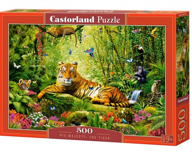 Puzzle 500 prvků Majestátní tygr