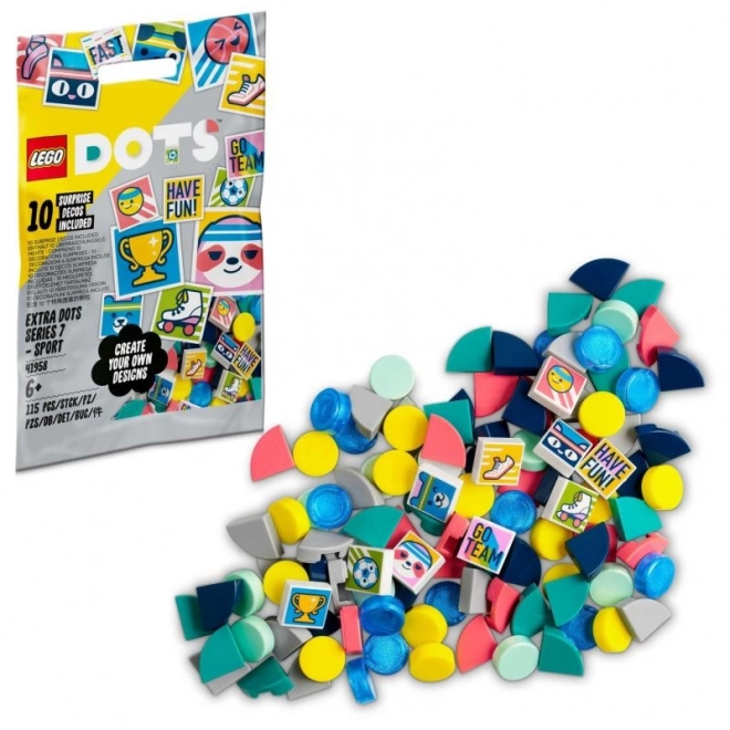 LEGO Dots 41958 Doplňky DOTS – 7. série – SPORT