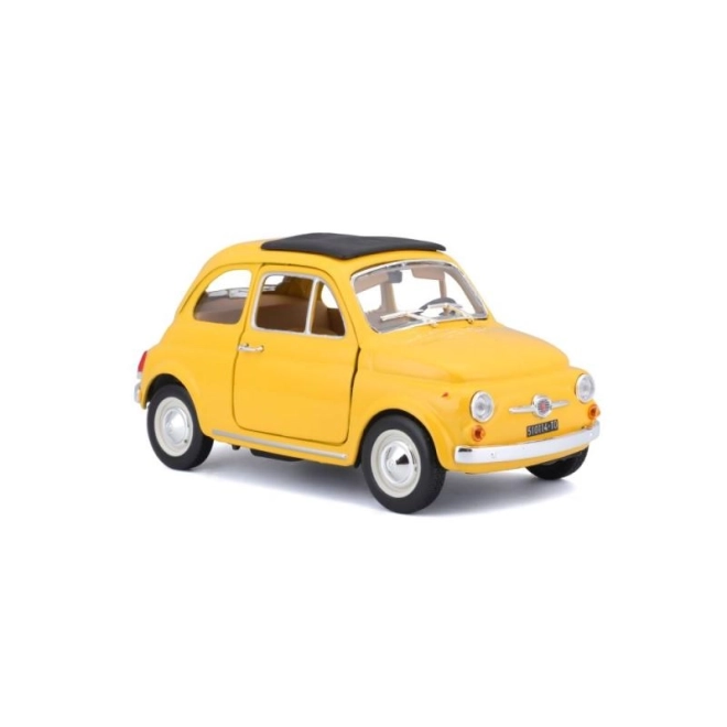 Bburago 1:24 Fiat 500 F 1965 žlutá 18-22098