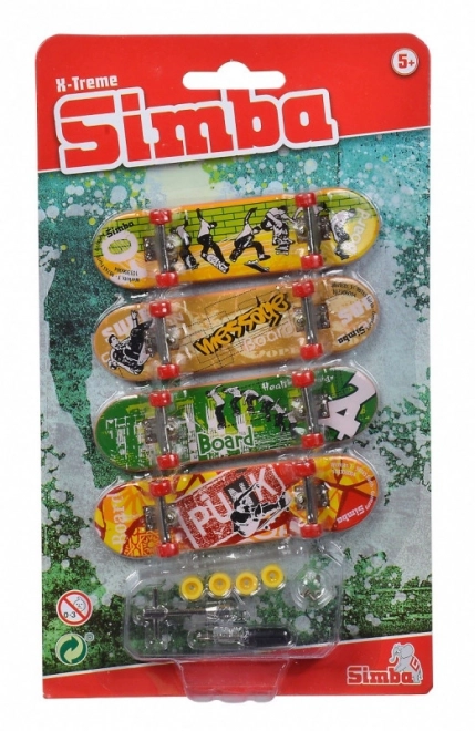 WOT Sada mini skateboardů 4 kusy