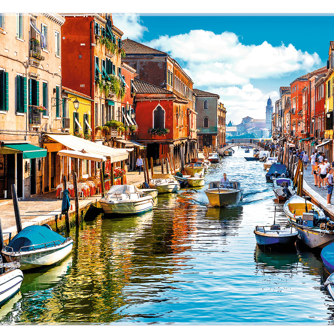 TREFL Puzzle Ostrov Murano, Benátky 2000 dílků