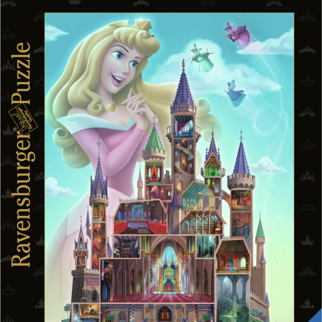 RAVENSBURGER Puzzle Disney Castle Collection: Šípková Růženka 1000 dílků