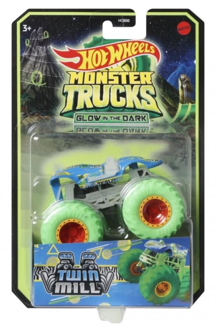 Hot Wheels Monster trucks svítící ve tmě HCB50 TV