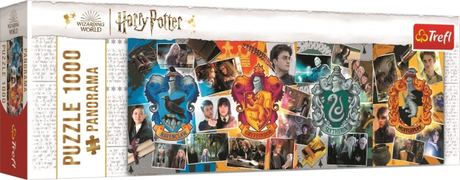 Puzzle 1000 dílků Čtyři domy v Bradavicích Harry Pottera