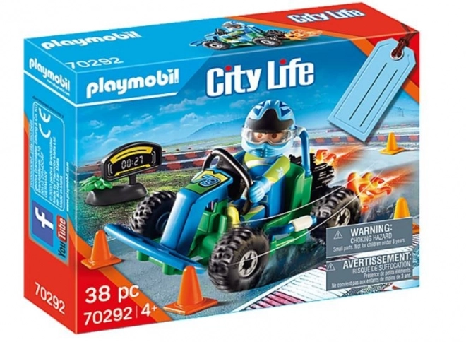 Dárková sada figurek City Life 70292 "Závod motokár"