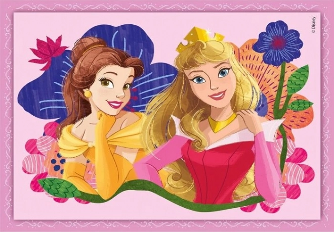 CLEMENTONI Puzzle Disney princezny 4v1 (12+16+20+24 dílků)