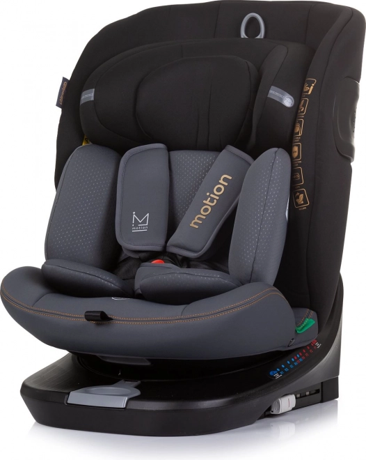 CHIPOLINO Autosedačka Motion i-Size 40-150cm Isofix 360, Obsidian