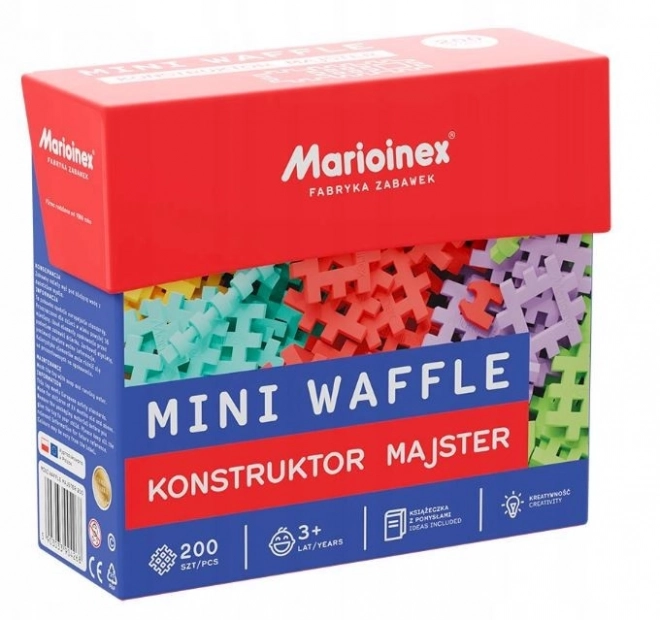 Mini vaflové kostky - Master builder 200 kusů