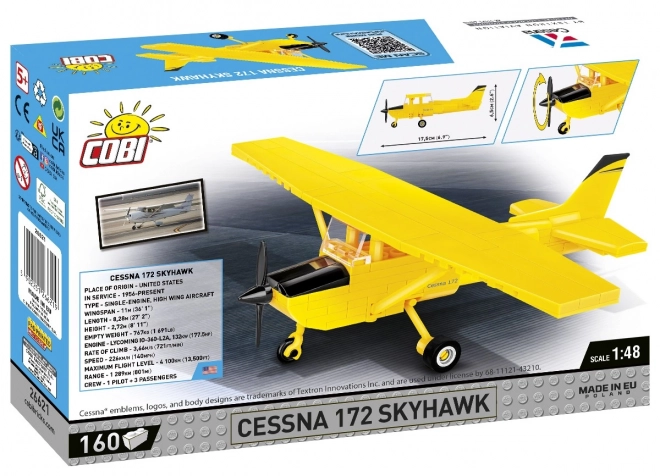 Cessna 172 Skyhawk 160 cihlově žlutá