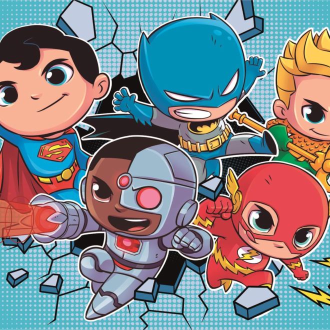 CLEMENTONI Puzzle DC Super Friends 2x60 dílků