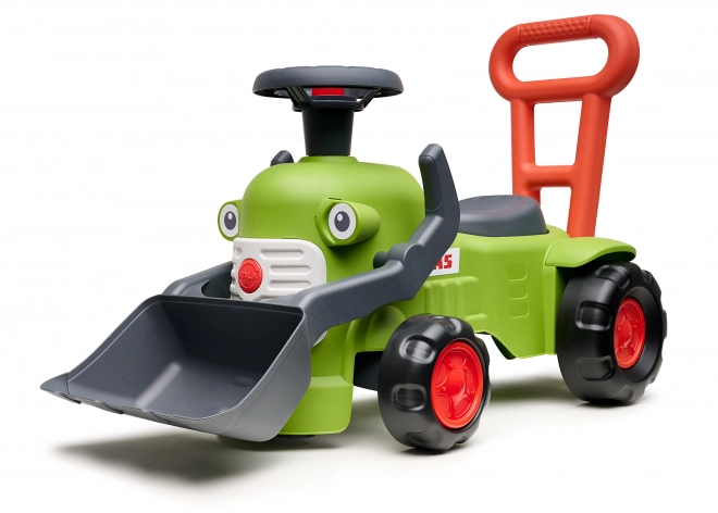 Traktor jezdík s přívěsem a lžící Falk