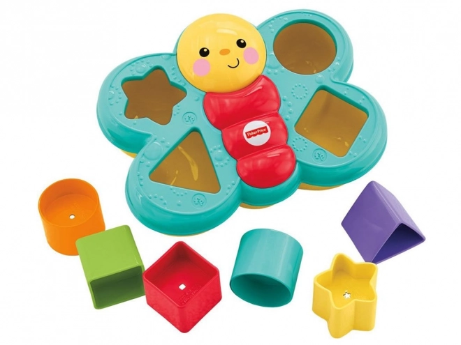 Fisher-Price barevná motýlí třídička kostek