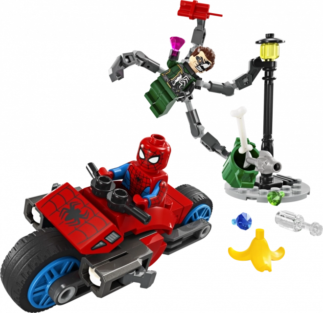 LEGO® Marvel 76275 Honička na motorce: Spider-Man vs. Doc Ock