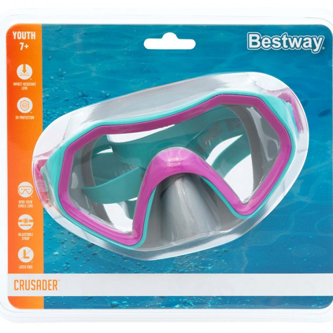 Barevná plavecká maska Bestway 7+ 22049 – fialová
