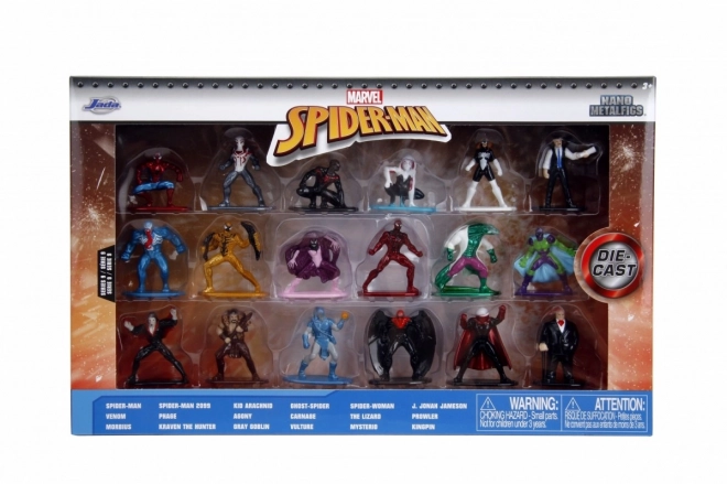 Spider-Man kovové figurky 18-pack verze 9