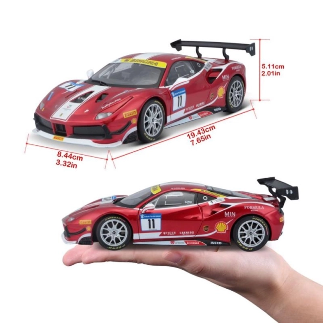 Bburago 1:24 Ferrari Racing 488 Challenge 2017