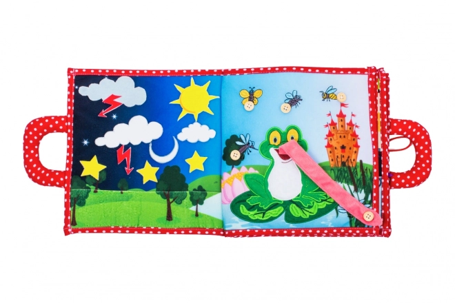 Interaktivní dětská knížka Quiet Book, Girl