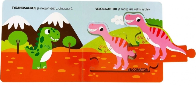 Svojtka & Co. Knížka s puzzle: Dinosauři