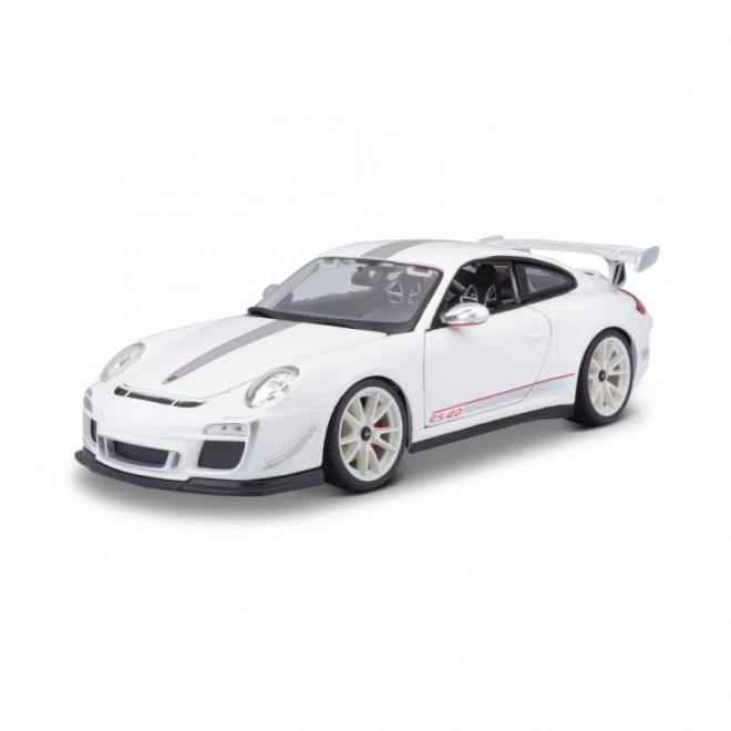 Kovové autíčko Porsche 911 GT3 RS bílé měřítko 1:18