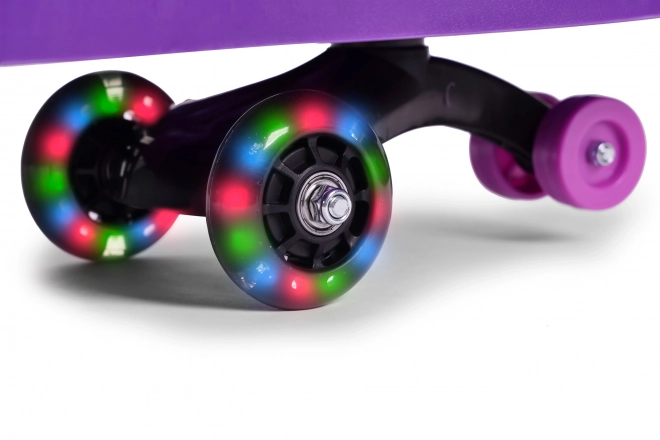 Jezdící autíčko s LED koly fialové ECOTOYS