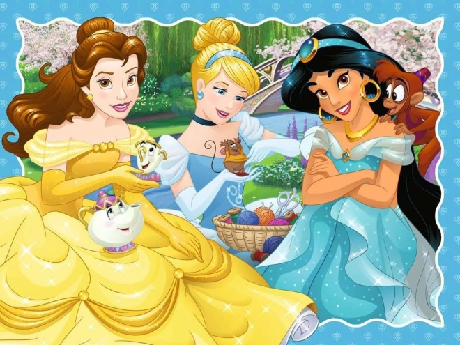 RAVENSBURGER Puzzle Disney Princezny 4v1 (12, 16, 20, 24 dílků)