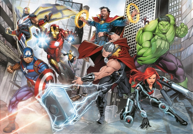 Puzzle 60 prvků Super barva Avengers