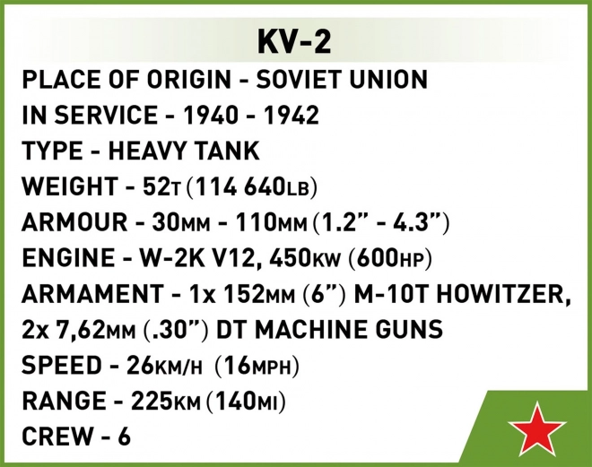 COBI 2731 II WW KV-2, 1:48, 510 k