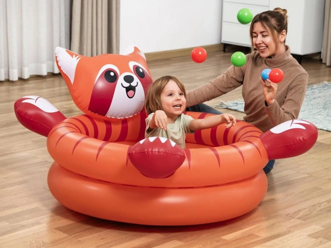 Suchý bazének červená panda s míčky od Bestway