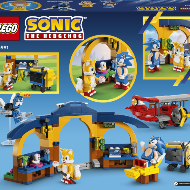 LEGO® Sonic the Hedgehog™ 76991 Tailsova dílna a letadlo Tornádo