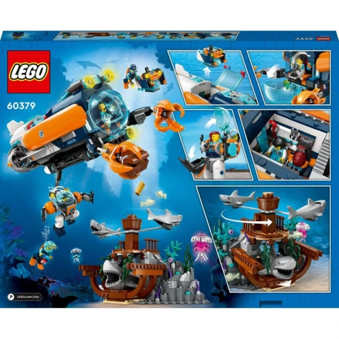 LEGO City 60379 Hlubinná průzkumná ponorka