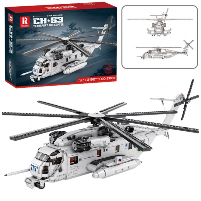 Stavebnice Transportní Vrtulník CH-53