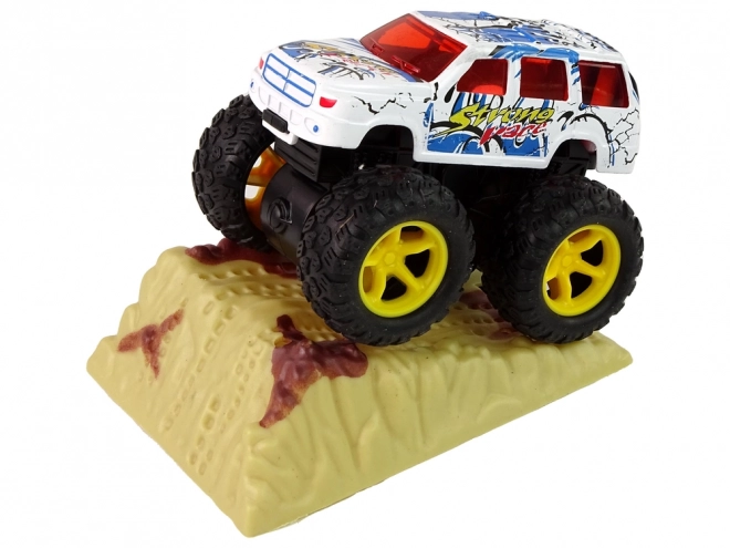 Monster Truck Big Foot gumové pneumatiky rampa