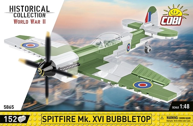 Bubbletop Spitfire Mk. XVI cihly