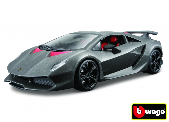 Bburago 1:24 Lamborghini Sesto Elemento Metallic Grey 18-21061