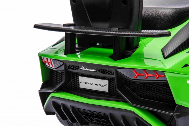 Lamborghini Aventador SV Green Push Ride, Pushher