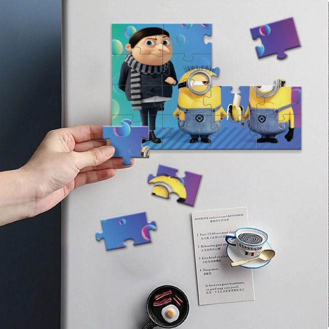 Magnetické puzzle Mimoni Malý Gru