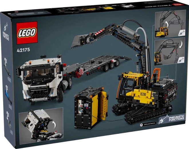 LEGO Technic 42175 Volvo FMX a koparka EC230 Electric