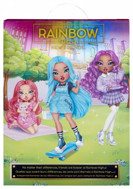 Rainbow High New Friends Módní panenka - Pinkly Paige Pink