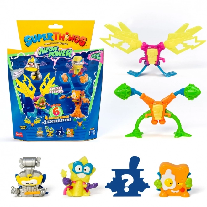 SuperThings NeonPower figurky s exoskelety