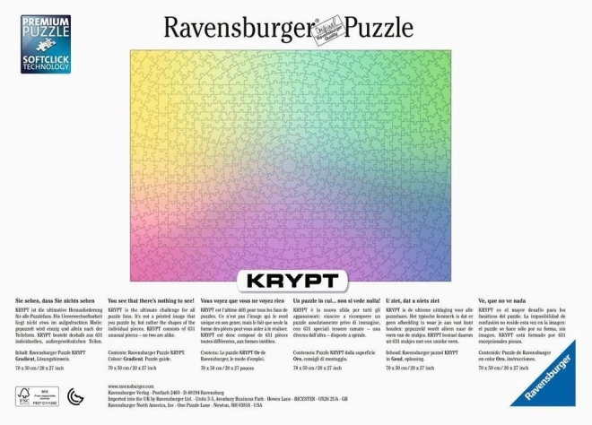 Puzzle 631 dílků Crypt Gradient