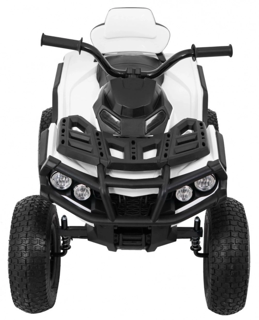 Dětská baterie ATV Air Quad White + nafukovací kola + rádio MP3 + startování zdarma