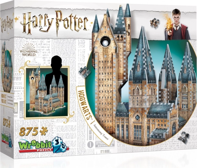 WREBBIT 3D puzzle Harry Potter: Bradavice, Astronomická věž 875 dílků