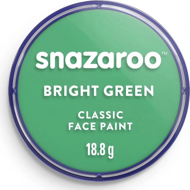 SNAZAROO Barva na obličej Zelená (Bright Green) 18ml