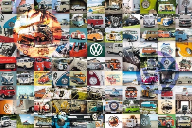 Puzzle 3000 prvků 99 VW momentek