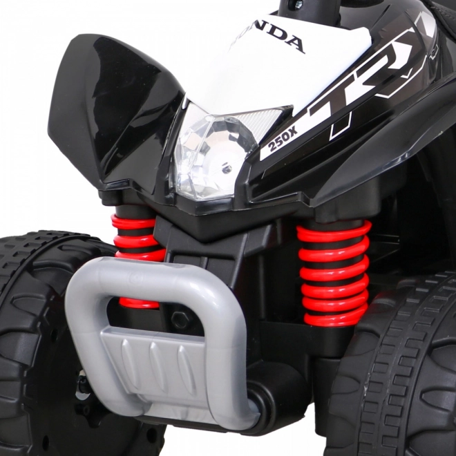 Čtyřkolka Honda 250X TRX s baterií Černá + klakson + LED + eko kůže