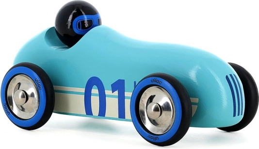Vilac Dřevěné auto Old Sport tyrkysové