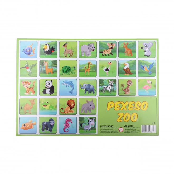 Pexeso Zoo ilustrované