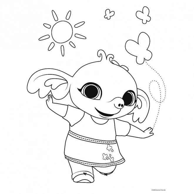Baby MAXI 2x10 dílků puzzle Bing Bunny
