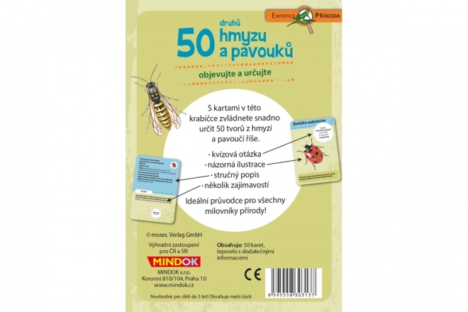 Expedice příroda: 50 druhů hmyzu a pavouků